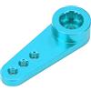 Socobeta 21T RC Servo Arm, Piccola Lavorazione CNC in Lega di Alluminio 21T Servo Horn Arm Servo Upgrade Parts per Servi MD922 MD933(Blu)