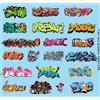Generico HO 1/87 Decals Graffiti for model railways Decal Ferromodellismo TBD1106