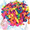 POPOYU 100 Pezzi Palloncini d'Acqua, Colorato Fluorescente Palloncini, Outdoor Party Piscina Spiaggia Giardino Palloncini Giocattoli, Facile da Riempire 12CM Bombe d'Acqua a Riempimento Rapido