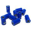 BELI-BECO 61/6 - Giunto per spina a banana in miniatura con perno Ø 2,6 mm, 10 pezzi (blu)