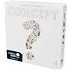 Asmodee Repos Production -Concept - Diversina centinaia di oggetti, personaggi e titoli combinando icone universali - Gioco da tavolo in spagnolo, colore bianco (CON01ES)