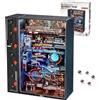 ROBOTIME Puzzle 3D Modellismo da Costruire Adulti Last City Piste per le Biglie, Regali Decorativi per Scrivanie Gaming per Uomini, MR01S
