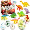 JONRRYIN Uova Arcobaleno Che Si Schiudono con Dinosauro per Bambini -12 Giocattoli Uova di Dinosauro per Ragazzi e Ragazze, Idee Regalo Compleanno e Pasqua, Uova Che Si Schiudono Bambini 3 4 5 6 7 8
