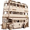 UGEARS Harry Potter Nottetempo Puzzle 3D Modellini da Costruire Puzzle Legno 3D - Meccanico Puzzle per Adulti - Rompicapo da Costruire Kit di Modellismo con Motore Spring e Forma Espandibile
