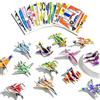 CHANGYUE Puzzle educativo 3D con cartoni animati da 100 pezzi, fai-da-te, giochi didattici divertenti per bambini e ragazzi, regalo di compleanno, facile da usare (4 tipi)