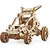 UGEARS Mini Buggy - Puzzle 3D per bambini e adulti - Kit modello meccanico di piccoli veicoli a motore - Kit modello in legno per adulti da costruire - Splendido regalo per ragazzi e ragazze