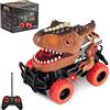 Delycazy Dinosauri Giocattolo Macchina Telecomandata per Bambini 3-8 Anni | Telecomandata Macchinine per Bambini, Camion Giocattolo Regalo per Bambino 3 4 5 6 7 8 Anni