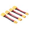 OliRC 4 Pezzi XT30 XT-30 a XT60 XT-60 Maschio Femmina RC connettore Adattatore con 16awg 5cm (C84-4)