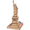 UGEARS Statua della Libertà Puzzle 3D per Adulti - Kit di Modellismo - Passatempi con Puzzle in Legno per Uomini - Rompecabezas 3D per Adulti - Kit di Modello in Legno da Costruire