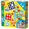 SES Creative SES 14428 My First - Adesivi adesivi a forma di stelle, diversi colori, 1 pezzo (1 pezzo)