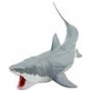 Harilla Megalodon Figura di Giocattolo Preistorico Modello PVC Animale Marino Mascella Mobile Riproduzione Dettagliata Adatto per Regalo Decorazione Collezione Camera dei Bambini, M, Megalodonte