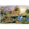 Generic Puzzle da 1000 pezzi per adulti, puzzle del lago dei cigni, puzzle di paesaggio impegnativo per la decorazione della casa, puzzle per adulti con lettere sul retro, idea regalo di compleanno per gli