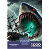 NAOFEKUID Jigsaw Puzzle Per Adulti E Bambini 1000 Pezzi Nave di attacco dello squalo Puzzle 70x50cm/1000pcs Decompressione E Regalo Puzzle Giochi Giocattolo Antistress DIY