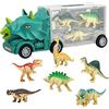 ALEENFOON Giocattolo per il trasporto di dinosauri per bambini, triceratopo per auto, giocattolo per bambini di 3, 4, 5, 6, 7, 8+ anni