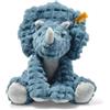 Steiff Friend Soft Cuddly Friends Dixi Triceratops, Colore Blu, 28 cm, 087806