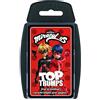 Winning Moves - Top Trumps Miraculous - Giochi di carte - Gioco da tavolo - Gioco di battaglie - Gioco di viaggio - Da 2 a 6 giocatori - a partire dai 6 anni - Versione francese