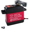 YUNIQUE GREEN-CLEAN-POWER - Servomotore DS3225 25KG Alta Coppia | Full Metal per Robustezza | Ideale per Robotica e Automodellismo, Rosso Nero, Plastica