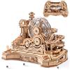 ROBOTIME Gear Ball Challenge EGC01 Puzzle 3D in Legno, labirinto meccanico a sfera da 653 pezzi con design controller, kit DIY per adulti e ragazzi 14+