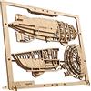 UGEARS Zeppelin 2.5D incorniciato - Kit modello classico in legno di aeromobili con eliche mobili e stabilizzatori - Kit modello puzzle in legno per adulti - Decorazione per casa e ufficio