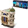 UGEARS Harry Potter Banca dei Maghi Gringott - Pista da Biglie Puzzle 3D in Legno, Modellismo da Costruire Adulti, Modellini da Costruire per Adulti, Rompicapo in Legno, Costruzioni, Hobby Creativi