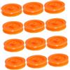CLISPEED Puleggia di plastica puleggia a puleggia in plastica, 50 pezzi, durevole, leggera, per modellismo fai da te, auto e aeroplano, ricambi per modifiche, riparazione e aggiornamento di giocattoli