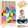 Ainiv Puzzle di Legno, Giochi Montessori Bambini 3 4 5 6 Anni, 3D Intelligenza Tangram, Giocattoli di Formazione del Cervello, Intelligenza Jigsaw Rompicapo, Regali Educativi per Bambini