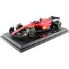 Burago Bburago - Bburago, 1/18 Ferrari-2022 Formula 1, con casco n. Leclerc, FA 2022, auto in miniatura per bambino, riproduzione in scala, 16811L