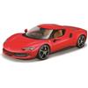 Burago BBURAGO - Ferrari 296 GTB R&P - Modellino Realistico Auto in Scala 1:18, Licenza Ufficiale Ferrari, Età consigliata 3+ Anni