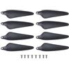 BLLRC 8PCS Elica per HS360S Aerial Quadcopter RC Drone parti di lama