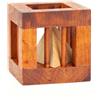 Logica Giochi - Effugium - Rompicapo 3D in Legno - Difficoltà 2/6 Medio - Collezione Leonardo