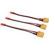 OliYin 3pcs Adattatore da connettore Maschio XT60 a Maschio JST Adattatore da 3,9 Pollici per Caricabatterie da 20awg Phantom Resistente (Confezione da 3)