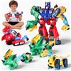 Kssvzz Dinosauri Trasform Robot Giocattoli - 6 in 1 Magnetico Auto per Bambini | Dinosauro Trasform Costruzioni Cars, STEM Giocattolo per Bambino 3 4 5 6 7 8 Anni, Regali di Natale e Compleanno