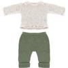 Miniland Vestiti per bambole 30,5 cm maglione e trauser lavorato a maglia - ECO, Made in Spain, qualità, gioco di ruolo, educativo