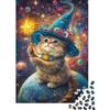 YDSKXITYGKGJ Gatto Magico Stella Fantasia Puzzle per Adulti Puzzle 1000 Pezzi Carta Relax Famiglia Concentrazione Decorazione Regalo 38x26cm/1000pcs