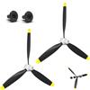 JIAFANRC Set completo di eliche a 3 pale P7610805 per aereo VOLANTEX RC, compatibile con 761-8B F4U Corsair e 761-16 P47 Thunderbolt ricambi (2 set)