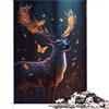 AITEXI Magic Butterfly Deer Dream Puzzle Puzzle per adulti 1000 pezzi Adatto per adulti e adolescenti 12+ giochi Giocattoli regalo 1000 pezzi （26x38 cm）