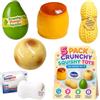 Babuman 5 Pezzi Crunchy Squishy Set, Realistic Amsr Color Changing Mango Sapone Cute Patata Peanut Pudding Pallina antistress a lenta risalita per la gestione dell'ansia, ideale come bomboniera per feste (A)