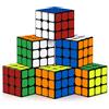 ROXENDA Speed Cube 3X3 Set, [6 Pack] Cubo di Velocità 3x3 Puzzle Cube, Collezione Cubo Magico per Bambini e Adulti (Classic)