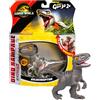 Heroes of Goo Jit Zu Jurassic World Rebirth Dino Rampage Heroes of Goo Jit Zu Velociraptor, super morbido ed elastico, con mascelle Chomping Action Rampage e un unico riempimento GOO, 3 da collezionare