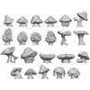 Green Stuff World Per modelli e miniature - Kit stampato 3D - Chunky Mushrooms 11621