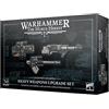 Games Workshop - Warhammer - Horus Heresy - Legiones Astartes: Set di aggiornamento per armi pesanti - (Volkite Culverins, Lascannons e Autocannon)