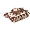 EWA Eco-Wood-Art - Serbatoio T-34-85 - Puzzle meccanico tridimensionale - Puzzle per adulti e adolescenti - Collezione senza colla - 965 dettagli.