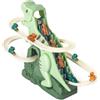 Generico Giocattolo Musicale per Scale con Dinosauro che Si Arrampica e Scivola | Giocattolo Montagne Russe Interattivo - Set Gioco Pista Corsa con Luci e Musica per Bambini di 3+ Anni