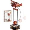 ROKR 3D Puzzle in Legno Aereo, Modellismo da costruire Adulti,MCD01 | Oscillazione Gravitazionale Decorazione, Regali per adulti,Sky Captain