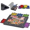 TWSOUL Tabella puzzle pieghevole con 5 cassetti, inclinabile con supporto 2 in 1, copertura, in feltro, per riporre puzzle, tappetino portatile per adulti, 1500 pezzi (grigio scuro, 90 x 64 cm)
