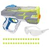 NERF Hyper Rush-40 Pump-Action Blaster, 30 Hyper Rounds, Eyewear, Up to 110 FPS Velocity, Easy Reload, Holds Up to 40 Rounds