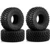 KINGCOO 4 pneumatici in gomma RC Crawler per auto 1/18 1/24 RC Crawler Auto per Axial AX24 SCX24 FMS FCX24 FCX18 TRX4M 90081 (57 x 25 mm -B)