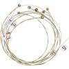 Mikinona Corde Da 16 Pezzi Corde Yaqin Set Completo Di Per Lira Arpa a Lira Arpa Da Ar Accessori Kit Sostituzione Di 16 Per a Parti Per Arpe Metallo Acciaio Sostituire