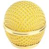 Denash Griglia di Ricambio Micro Testa di Griglia di Ricambio Microfono in Maglia In Acciaio Inox per SM58S SM58LC BETA58 BETA58A SA M30 SV100 UT2 PGX24 SLX4 (GOLD)
