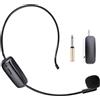 SUJAHHUJIQ UHF - Microfono senza fili per cuffie, microfono portatile 2 in 1, 50 m, per amplificatore vocale, guida turistica, insegnamento, fitness, sistema PA